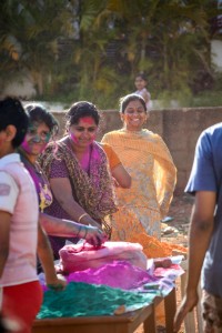 Women in Holi festival, India